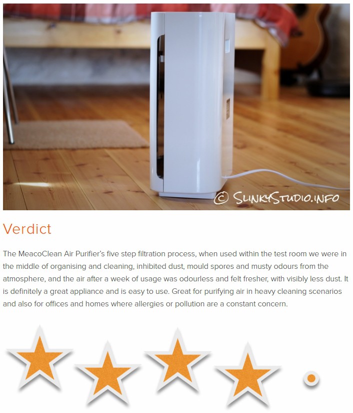 review fro Meaco Air Purifier