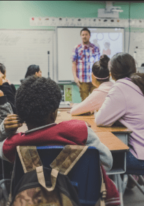 air purifier in the classroom