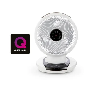 MeacoFan 1056 Air Circulator Hero Image with Quiet Mark