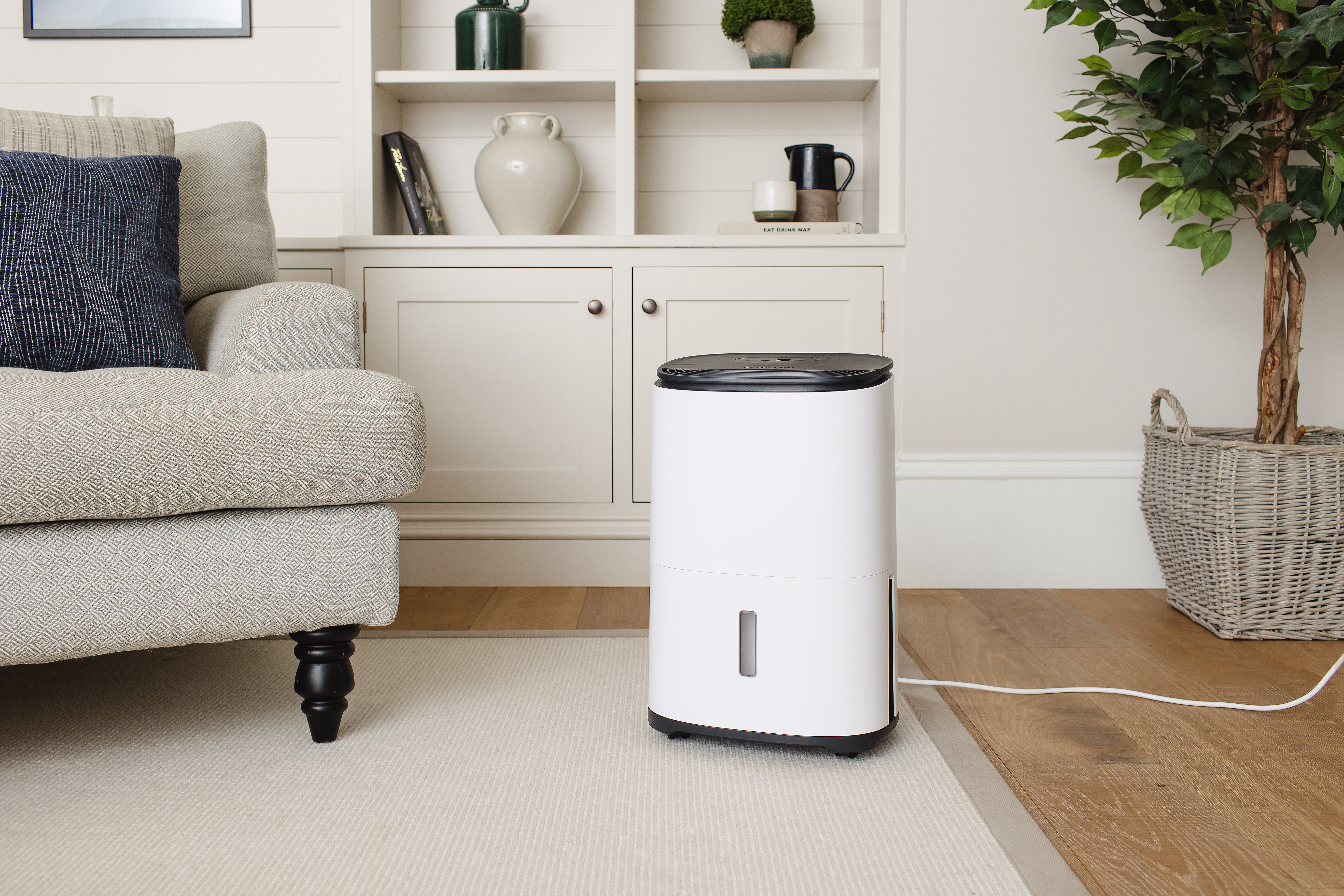 MeacoDry Arete® One 12L Dehumidifier / Air Purifier in a living room