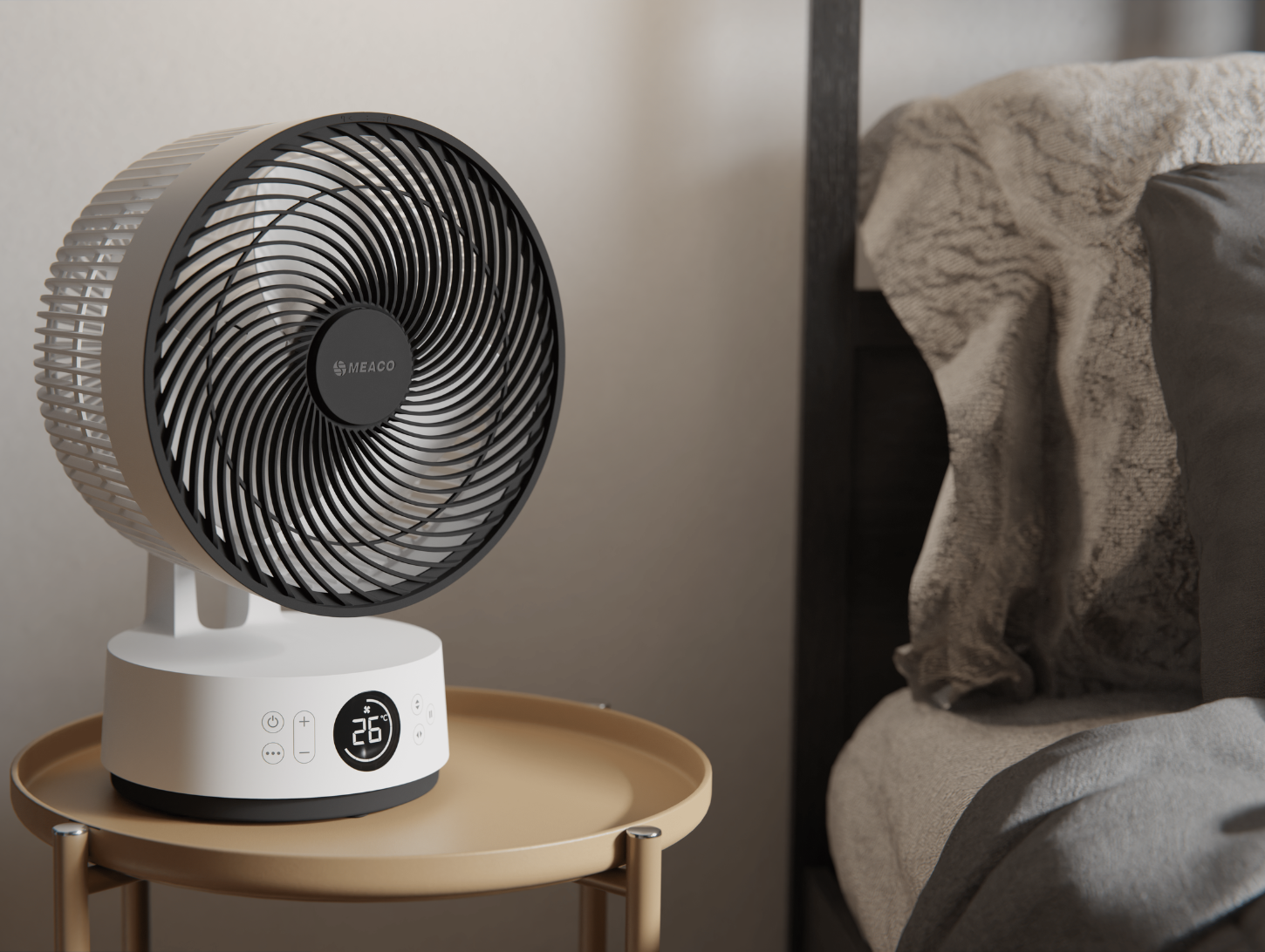 MeacoFan Sefte® 10 Table air circulator _Bedroom_Landscape