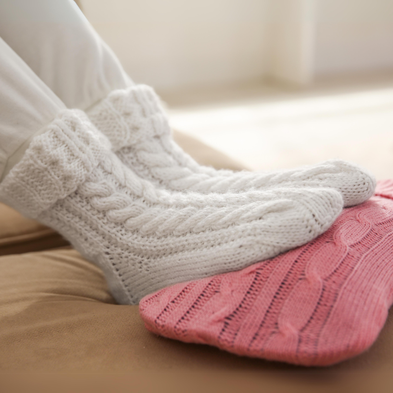 Autumn Winter Cosy Hot Water Bottle and fluffy socks