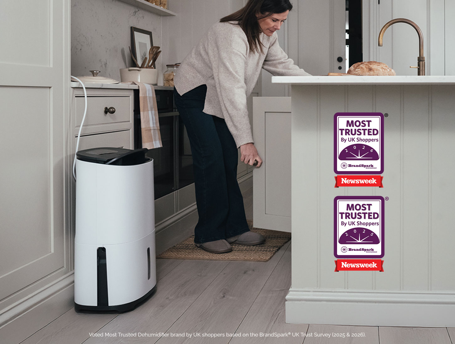 Meaco Voted Most Trusted Dehumidifier brand 2025 and 2026 from BrandSpark